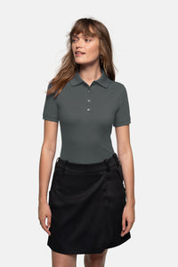 HAKRO Damen Poloshirt MIKRALINAR® 216 anthrazit