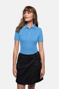 HAKRO Damen Poloshirt MIKRALINAR® 216 malibublau