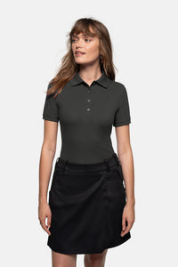 HAKRO Damen Poloshirt MIKRALINAR® 216 karbongrau