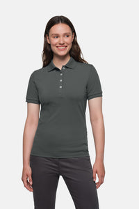 HAKRO Damen Poloshirt Stretch 222 anthrazit