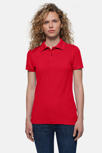 HAKRO Damen Poloshirt Top 224 rot
