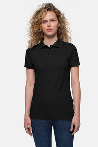 HAKRO Damen Poloshirt Top 224 schwarz