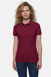 HAKRO Damen Poloshirt Top 224 weinrot