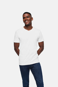 HAKRO V-Shirt Classic 226 weiß