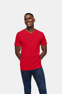 HAKRO V-Shirt Classic 226 rot