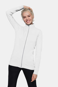 HAKRO Damen Interlockjacke 227 weiß