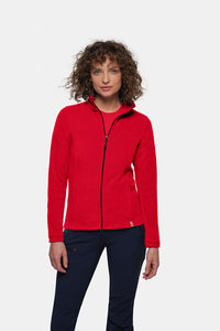 HAKRO Damen Fleecejacke ECO 246 rot