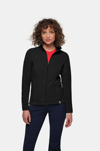 HAKRO Damen Fleecejacke ECO 246 schwarz