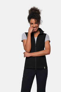 HAKRO Damen Fleeceweste ECO 247 schwarz