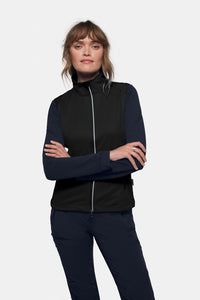 HAKRO Damen Light-Softshellweste 254 schwarz