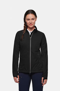 HAKRO Damen Light-Softshelljacke 256 schwarz
