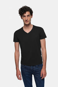 HAKRO V-Shirt Stretch 272 schwarz