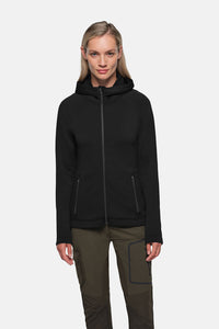 HAKRO Damen Kapuzen-Tecjacke ECO 273 schwarz