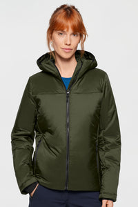HAKRO Damen Kapuzen-Thermo-Loftjacke 289 olive