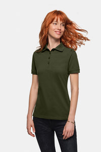 HAKRO Damen Poloshirt Bio-Baumwolle 301 olive