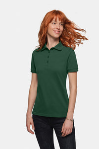 HAKRO Damen Poloshirt Bio-Baumwolle 301 tanne