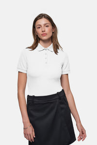 HAKRO Damen Poloshirt MIKRALINAR® ECO 369 weiß