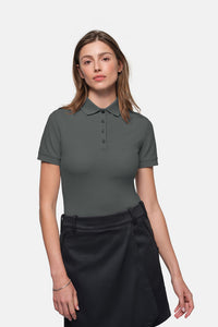 HAKRO Damen Poloshirt MIKRALINAR® ECO 369 anthrazit