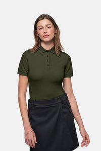 HAKRO Damen Poloshirt MIKRALINAR® ECO 369 olive