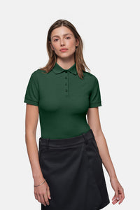HAKRO Damen Poloshirt MIKRALINAR® ECO 369 tanne