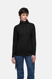 HAKRO Damen Sweatjacke Premium 406 schwarz