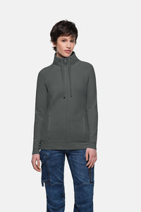 HAKRO Damen Sweatjacke Premium 406 anthrazit