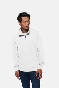 HAKRO Zip-Sweatshirt Premium 451 weiß