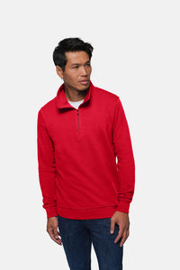 HAKRO Zip-Sweatshirt Premium 451 rot