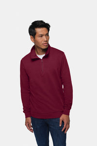 HAKRO Zip-Sweatshirt Premium 451 weinrot