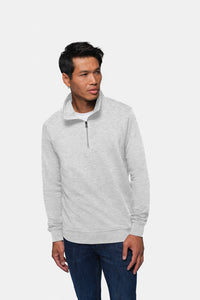 HAKRO Zip-Sweatshirt Premium 451 ash meliert