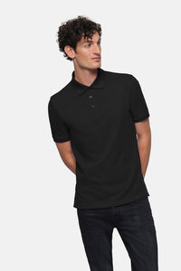 HAKRO Poloshirt Bio-Baumwolle 501 schwarz