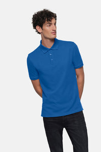 HAKRO Poloshirt Bio-Baumwolle 501 royalblau