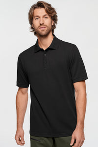 Label-Free Poloshirt Heavy MIKRALINAR® ECO 503 schwarz