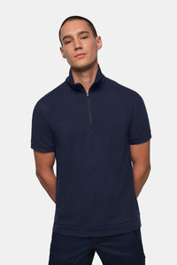 HAKRO Zip-Shirt Piqué MIKRALINAR® ECO 534 tinte