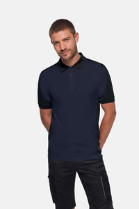 HAKRO Poloshirt Contrast  MIKRALINAR® ECO 539 tinte/schwarz