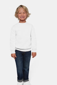 HAKRO Kinder Sweatshirt Bio-Baumwolle 541 weiß