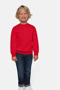 HAKRO Kinder Sweatshirt Bio-Baumwolle 541 rot