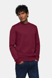 HAKRO Sweatshirt MIKRALINAR® ECO 550 weinrot