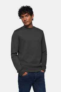 HAKRO Sweatshirt MIKRALINAR® ECO 550 karbongrau