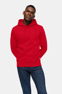 HAKRO Kapuzen-Sweatshirt Bio-Baumwolle 560 rot