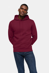 HAKRO Kapuzen-Sweatshirt Bio-Baumwolle 560 weinrot