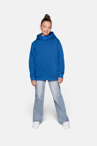 HAKRO Kinder Kapuzen-Sweatshirt Bio-Baumwolle 562 royalblau