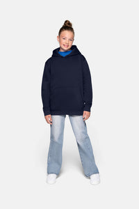 HAKRO Kinder Kapuzen-Sweatshirt Bio-Baumwolle 562 tinte