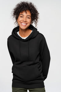 Label-Free Kapuzen-Sweat Heavy MIKRALINAR® ECO 568 schwarz