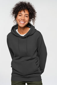 Label-Free Kapuzen-Sweat Heavy MIKRALINAR® ECO 568 karbongrau