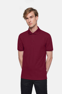 HAKRO Poloshirt MIKRALINAR® ECO 569 weinrot