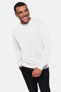 HAKRO Sweatshirt Bio-Baumwolle 570 weiß