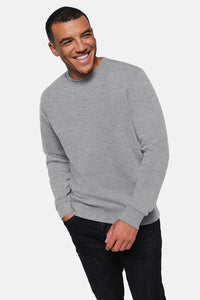 HAKRO Sweatshirt Bio-Baumwolle 570 grau meliert