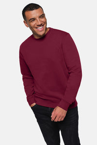 HAKRO Sweatshirt Bio-Baumwolle 570 weinrot