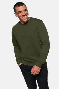 HAKRO Sweatshirt Bio-Baumwolle 570 olive